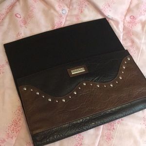 (E) Brown and black Miche bag magnet shell